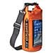 Borsa Impermeabile Explorer 2L con Tasca per Smartphone fino a 6.2' Colore Arancione - Foto miniatura 1