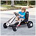 Go-kart A Pedali Per Bambini Colore Bianco E Nero - Foto miniatura 2