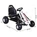 Go-kart A Pedali Per Bambini Colore Bianco E Nero - Foto miniatura 4