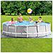 26720NP - Piscina Prisma Frame Rotonda con Pompa Filtro Scaletta e Teli 427x427x107 cm - Foto miniatura 3