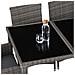 Set In Rattan Monaco, Alluminio - Grigio - Foto miniatura 5