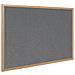 Bi-office Fb0743239 Lavagna Per Memo (bi-office Earth-it Executive Blue Felt Noticeboard Oak Wood Frame 900x600mm - Fb0743239 Dd) - Foto miniatura 2