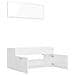 Set Mobili da Bagno 2 pz Bianco in Legno Multistrato - Foto miniatura 6