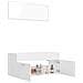 Set Mobili da Bagno 2 pz Bianco in Legno Multistrato - Foto miniatura 8