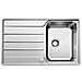Lemis 45s-if - Lavello - Acciaio Inossidabile Spazzolato - 1 Vasca - Reversibile - Autosvuotante - Da Incasso - Foto miniatura 1