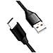CU0140 cavo USB 1 m 2.0 USB C USB A Nero - Foto miniatura 2