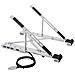 Supporto notebook - con Hub USB a 4 porte - 10" - 15.6" - argento - Foto miniatura 1