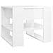 Tavolino Salotto Bianco Lucido 55,5x55x45 Cm Legno Multistrato - Foto miniatura 1