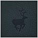 Dingbats* Wildlife Taccuino A5 - Green Deer Bianche - Diario A Carta D'avorio 100g / m² - Quaderno Di Schizzi A Copertura Rigida, Compartimento Interno, Chiusura Elastica E Segnalibri - Foto miniatura 2