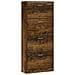 Scarpiera Rovere Fumo 63x24x147 Cm In Legno Multistrato - Foto miniatura 3