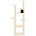 Albero Per Gatti Con Tiragraffi In Sisal Crema 153 Cm - Foto miniatura 2