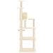 Albero Per Gatti Con Tiragraffi In Sisal Crema 153 Cm - Foto miniatura 3