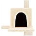 Albero Per Gatti Con Tiragraffi In Sisal Crema 153 Cm - Foto miniatura 5