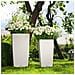 CUBICO Cottage 30 All-in-One Set Vaso a cubo Libera installazione Polipropilene (PP) Bianco - Foto miniatura 2