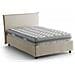 Letto Piazza E Mezza Asmara, Letto Contenitore Con Rivestimento In Tessuto, 100% Made In Italy, Apertura Frontale, Con Materasso Cm 120x190 Incluso, Beige - Foto miniatura 2