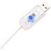 Luce Natale A Ghiacciolo 200 Led Blu 20 M Acrilico Pvc - Foto miniatura 6