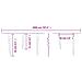 Luce Natale A Ghiacciolo 200 Led Blu 20 M Acrilico Pvc - Foto miniatura 5