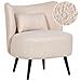 Poltrona Bouclé Beige Otsby - Foto miniatura 3