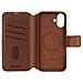 Custodia Per Iphone 16 Plus Magsafe Con Portacarte E Cover Amovibile, Marrone - Foto miniatura 2