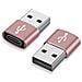 Confezione Da 3 Adattatori Compatti Da Usb-c A Usb 3.0 Plug And Play, Rosa - Foto miniatura 1