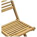 Sedie Giardino Pieghevoli 6 pz 48,5x61,5x87 cm Massello Acacia - Foto miniatura 6