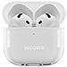Airpods 4 Custodia In Silicone Antiurto Con Indicatore Led, Trasparente - Foto miniatura 5