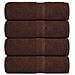 Asciugamani Per Sapone 4 Pz Marrone 30x30cm 360g/m 100% Cotone - Foto miniatura 1