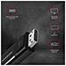 RVC-DPC cavo e adattatore video 1,8 m USB tipo-C DisplayPort Nero - Foto miniatura 2