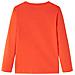 Maglietta Bambino Maniche Lunghe Arancione Brillante 116 - Foto miniatura 2