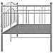 Telaio Divano Letto Grigio In Metallo 90x200 Cm - Foto miniatura 4