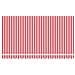 Tessuto sostitutivo della tenda per telaio 4x2 m Rosso e Bianco - Foto miniatura 5