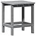 Set Lounge Giardino 3 Pezzi Grigio Chiaro HDPE, Sedia Adirondack  con Poggiapiedi Grigio Chiaro HDPE, Tavolino Laterale  Grigio Chiaro 38x38x45 cm HDPE - Foto miniatura 6