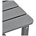 Set Lounge Giardino 3 Pezzi Grigio Chiaro HDPE, Sedia Adirondack  con Poggiapiedi Grigio Chiaro HDPE, Tavolino Laterale  Grigio Chiaro 38x38x45 cm HDPE - Foto miniatura 9