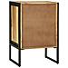 Highboard 50x35x75 cm in legno massello di acacia - Foto miniatura 7