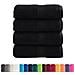 Asciugamani Premium SOLUND 4 pz Nero 30x30 cm 600 g/m² - Foto miniatura 2