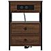 Armadio da Notte con cassetto Rovere marrone 40 x 31 x 60 cm - Foto miniatura 6