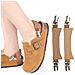 Cinghie Per Tallone Per Scarpe Pigre - Fascia Elastica Antiscivolo Con Clip In Lega Di Zinco (1 Paio) - Foto miniatura 2