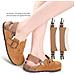 Cinghie Per Tallone Per Scarpe Pigre - Fascia Elastica Antiscivolo Con Clip In Lega Di Zinco (1 Paio) - Foto miniatura 5