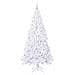 Albero di Natale artificiale Bianco 210 cm PVC e Acciaio - Foto miniatura 3