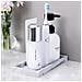 Vassoio Organizer Quadrato Grande In Silicone Per Bagno - Motivo Marmo, 30x12.5x2cm White - Foto miniatura 3