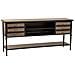 Credenza In Metallo Marrone 180x45x80h - Foto miniatura 1