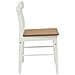 Sedia da pranzo 2 pcs Bianco e Naturale 43 x 44,5 x 77 cm - Foto miniatura 6