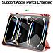 Cover per iPad Pro 13 (2024) - Pelle /PU, Rosa, Auto Wake /Sleep - Foto miniatura 4