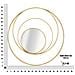 Specchio Con Cornice Vkh500-oro-metallo-80x3,5x80 Cm - Foto miniatura 6