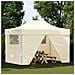 Tenda Party Crema 291 x 431 x 315 cm Tessuto Oxford - Foto miniatura 2
