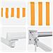 Tenda retrattile manuale Giallo e Bianco 3,5 x 2 m - Foto miniatura 6