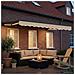 Cornice per Tenda Manuale con LED Beige e Antracite 3 x 2,5 m - Foto miniatura 3
