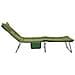 Lettino prendisole pieghevole con cuscino 2 pcs Verde Scuro - Foto miniatura 7