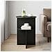 Tavolo laterale Rovere Nero Ø 39,5 x 55 cm Legno ingegnerizzato - Foto miniatura 2