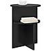 Tavolo laterale Rovere Nero Ø 39,5 x 55 cm Legno ingegnerizzato - Foto miniatura 3